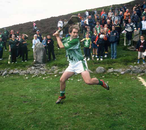 Hurling is Ireland's national sport. Fans from all over attended the finals of an All-Ireland Poc Fada Hurling and Camogie Championship in the magnificent Cooley Mountains in northern Louth.