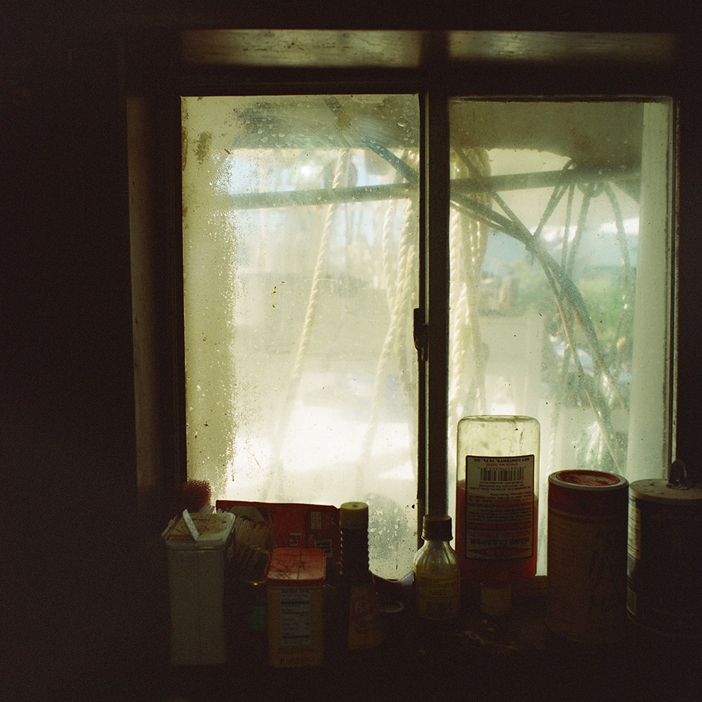 Through the kitchen cabin window of the &lt;i&gt;Ellie Margaret&lt;/i&gt;, Yscloskey, 2015.