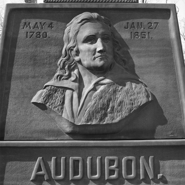 Audubon’s tombstone at Trinity Church Cemetery in New York City (2018).