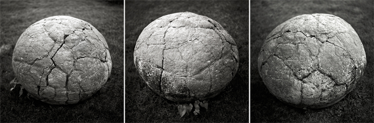 Cannonball concretions in Mobridge City Park in Mobridge, South Dakota (2015).