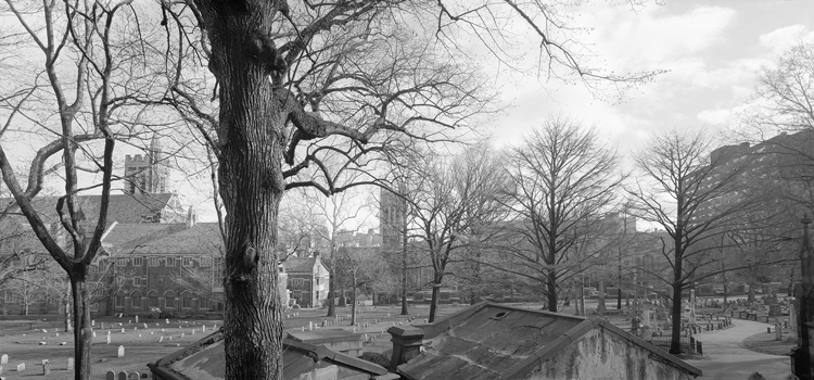 Trinity Church Cemetery in the Audubon Park District of New York City, where Audubon is buried (2018).