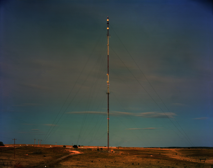 March 15, 2009. This radio tower sits on the outskirts of Tulia, Texas.