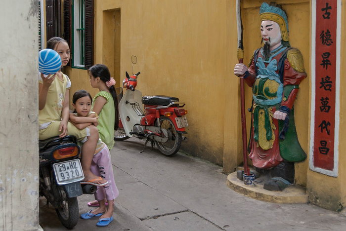 Back street, central Hanoi, 2010.