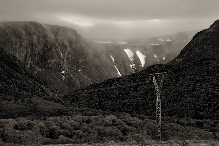 Trans Canada Highway near South Branch, Newfoundland