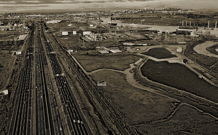 New Jersey Turnpike along the Arthur Kill