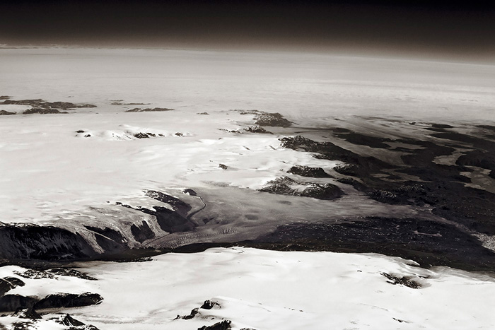 Qinngua Avannarleq Glacier, Head of Evigheds Fjord, Greenland