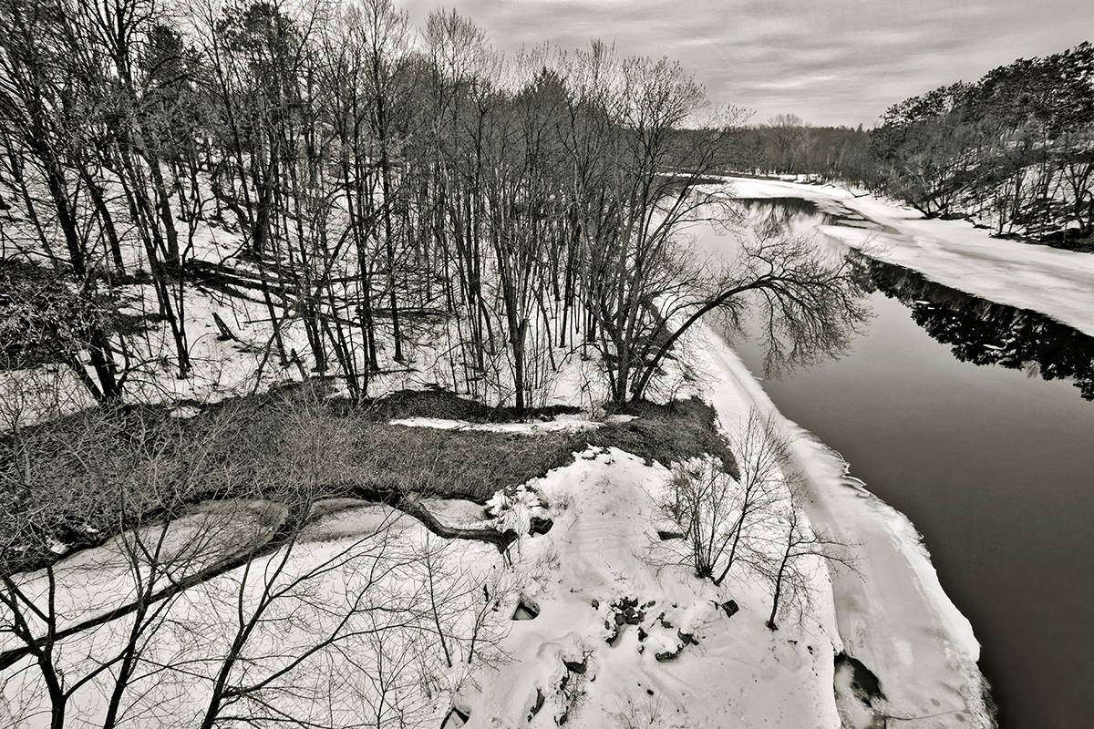 The Mississippi River at Brainerd, MN.