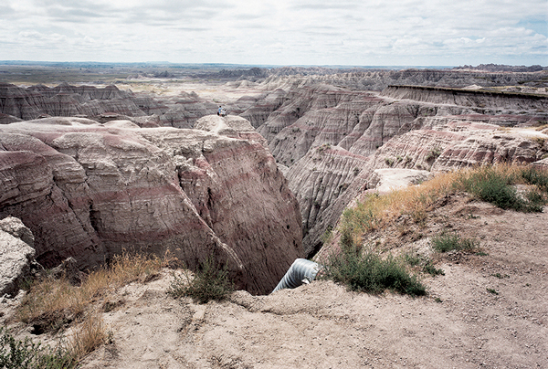 Family at Badlands National Park, South Dakota