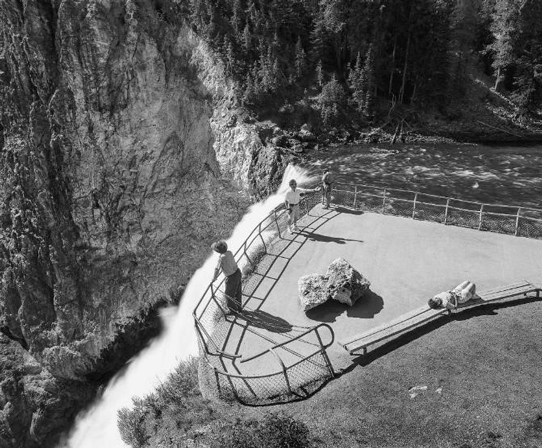 Upper Falls of the Yellowstone River, Yellowstone National Park, Wyoming, 1994.