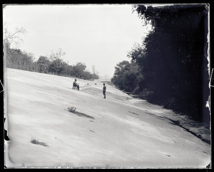 Embankment, Bette Davis Picnic Area, Glendale Narrows.