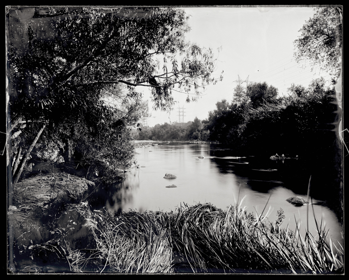 View downriver, Sunnynook River Park, Glendale Narrows.