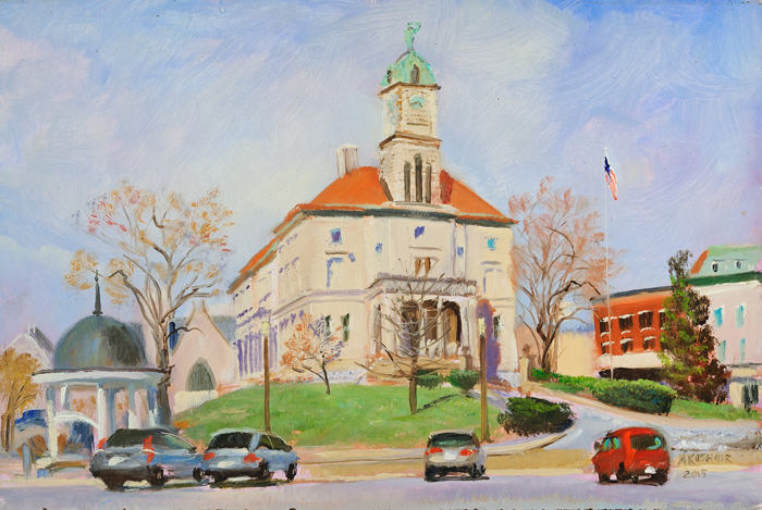 Harrisonburg Courthouse and Spring House