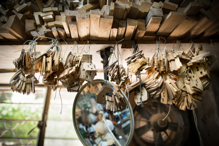 From these violin bridges, Amnon Weinstein will select the perfect one to restore a violin that will be brought to him in the coming years. &lt;br&gt;Old bridges typically didn’t survive the harsh conditions of the Holocaust era.