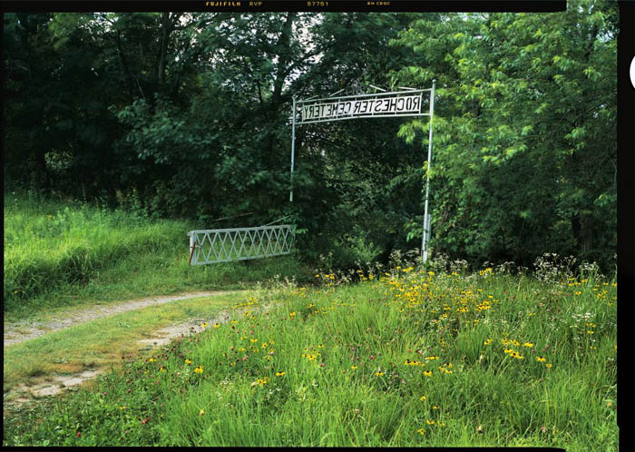 Entrance to Rochester Cemetery.  (© Stephen Longmire)