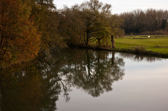 On the morning of November 11, 1918, Granddad and his Company A crossed the River Meuse near Stenay, France, and liberated the village.