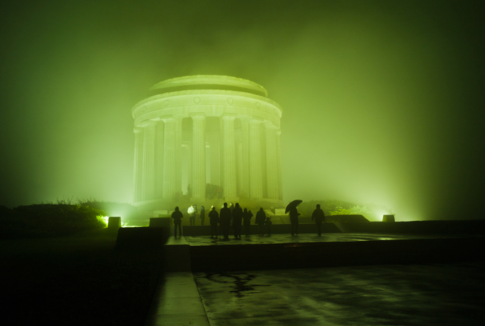 At the ninetieth anniversary ceremony of the Saint-Mihiel Offensive, on September 13, 2008, the Montesac Monument was illuminated for the first time.