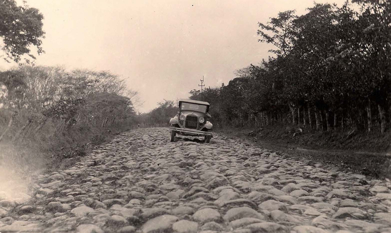 On the old Imperial Road between Mexico City and Vera Cruz, Mexico.