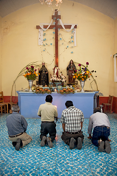 Praying in the Capilla