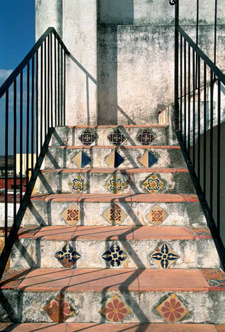 Stairs, San Miguel de Allende, Mexico, 1997.
