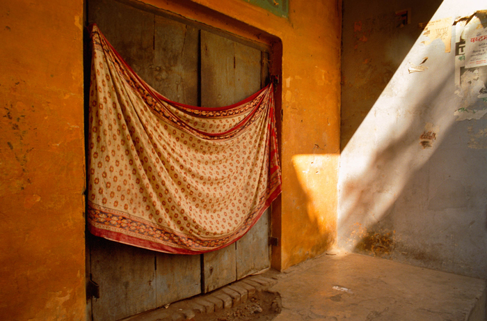 Passageway in Varanasi, Uttar Pradesh, 1986.