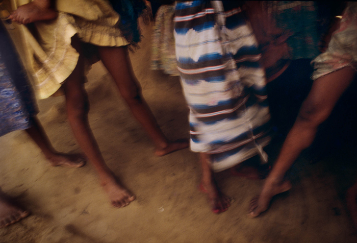 Skirts, in a village near Pipli, Orissa, 1986.