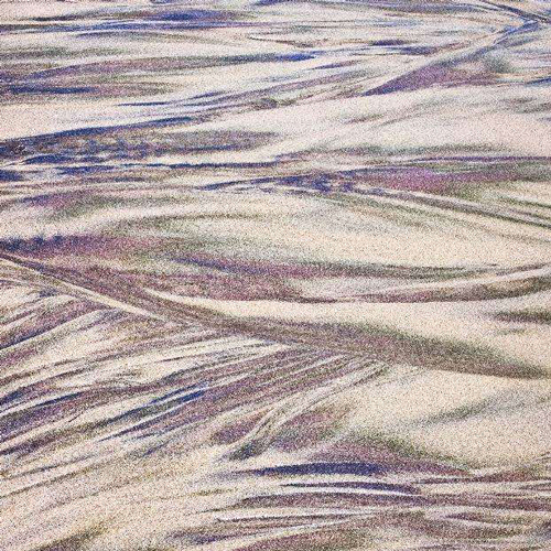 Sand pattern with minerals, Smelt Sands Beach, Yachats, OR: 2010