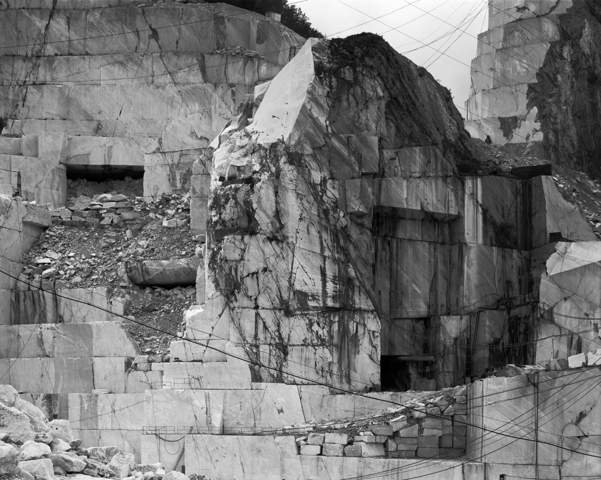 East wall of Cava di Gioia, Bacino di Colonnata, 2002.