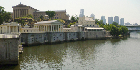 Phila Water Works, Restaurant, Art Museum, Schuylkill River