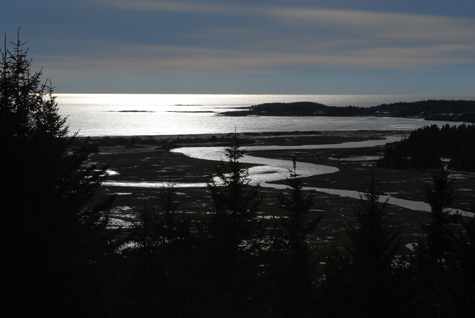 View from Maine's Morse Mountain.