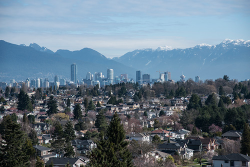 Looking North to the City